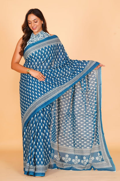 Mul Cotton Saree