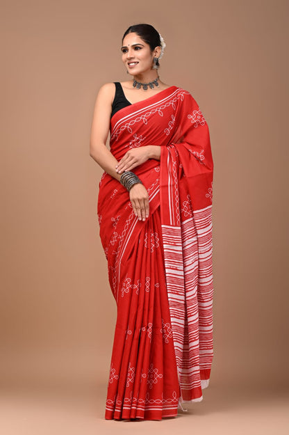Mul Cotton Saree