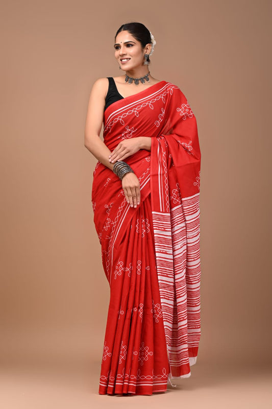 Mul Cotton Saree