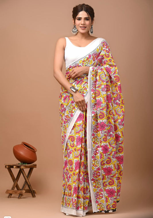 Mul Cotton Saree