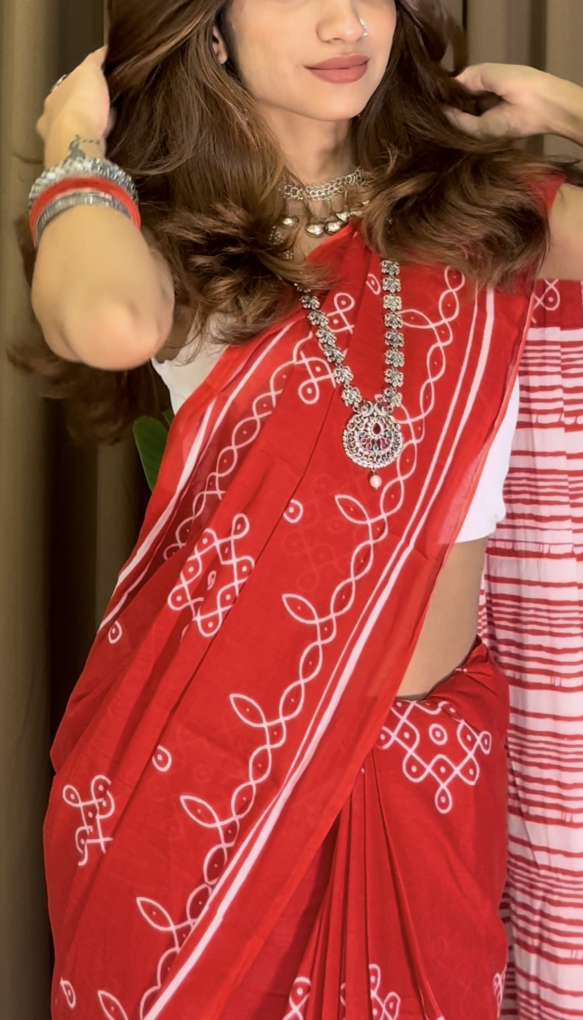 Mul Cotton Saree