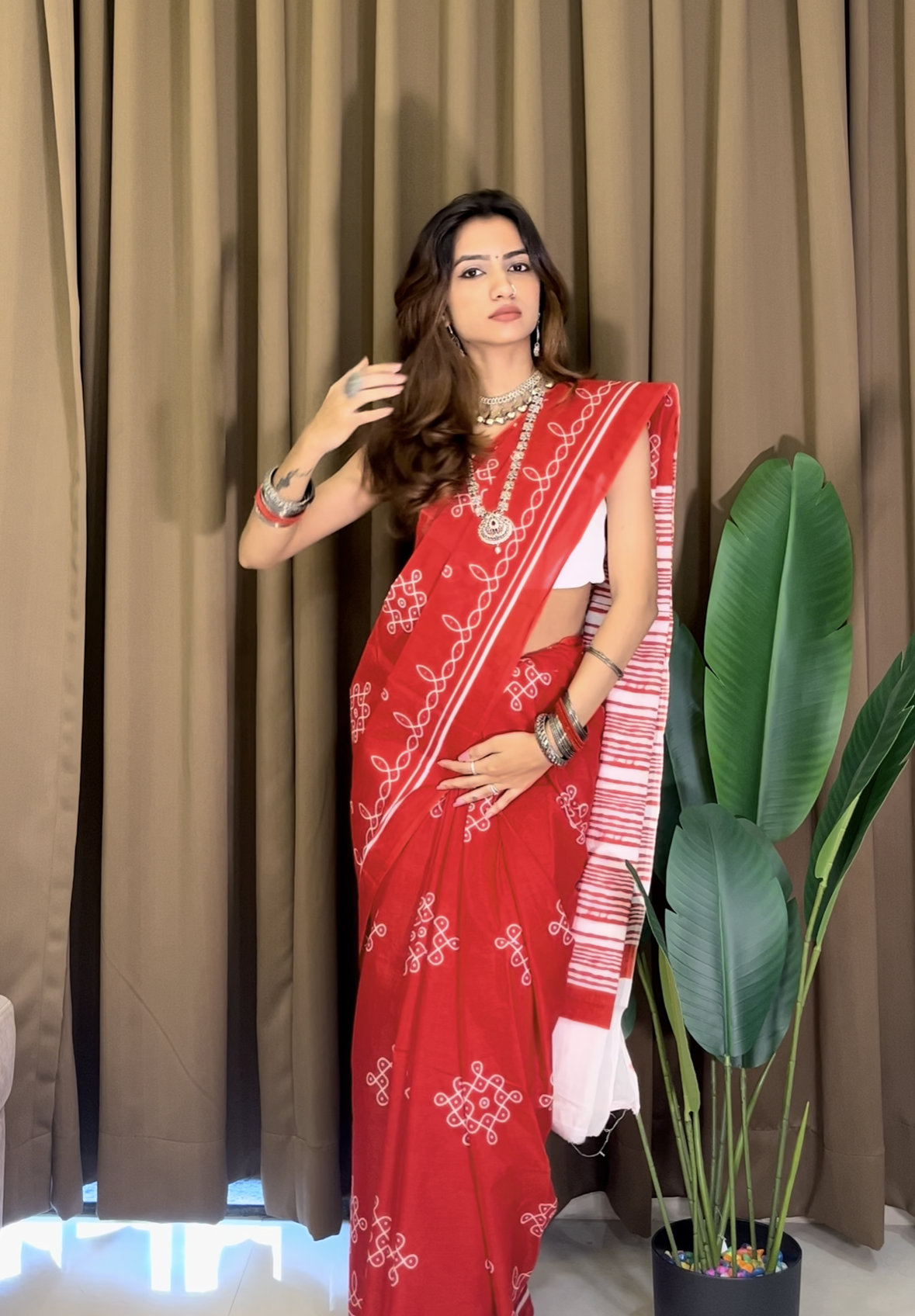 Mul Cotton Saree