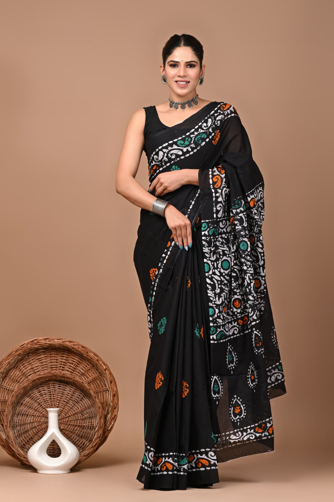 Mul Cotton Saree