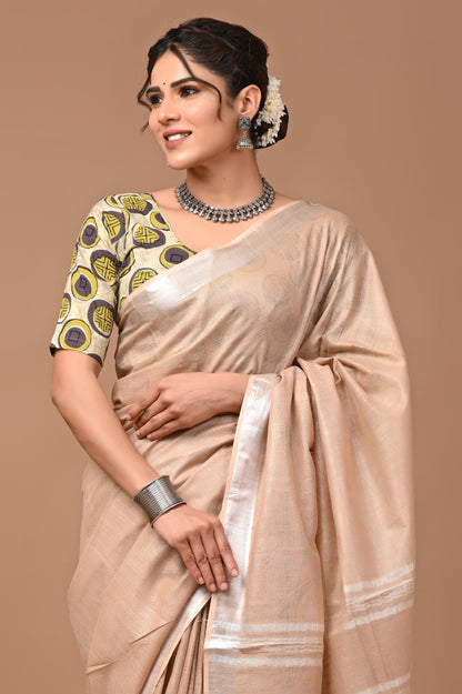 Pure Linen Saree