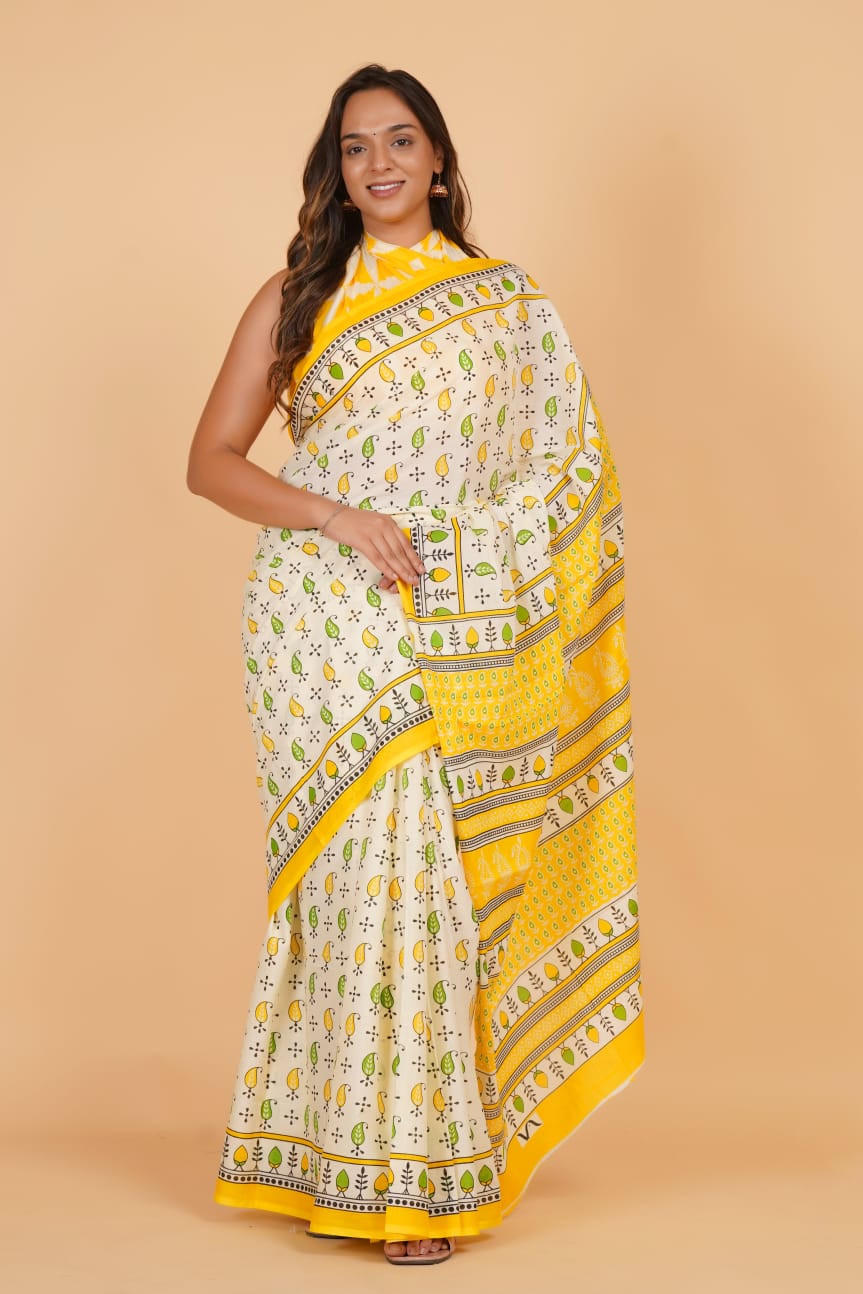 Mul Cotton Saree
