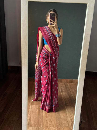 Mul Cotton Saree