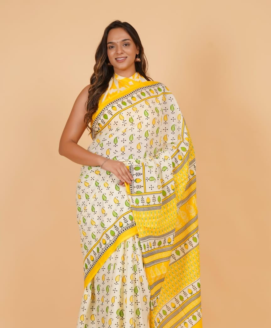 Mul Cotton Saree