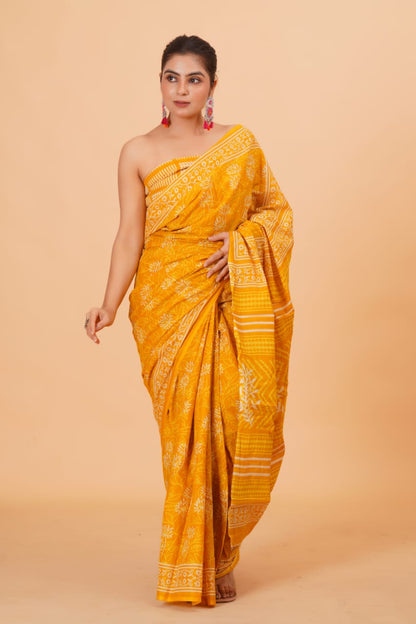 Mul Cotton Saree