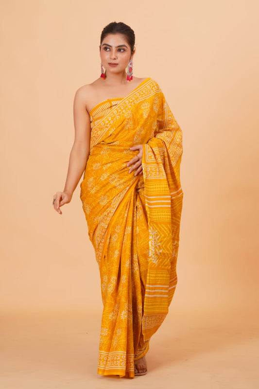 Mul Cotton Saree