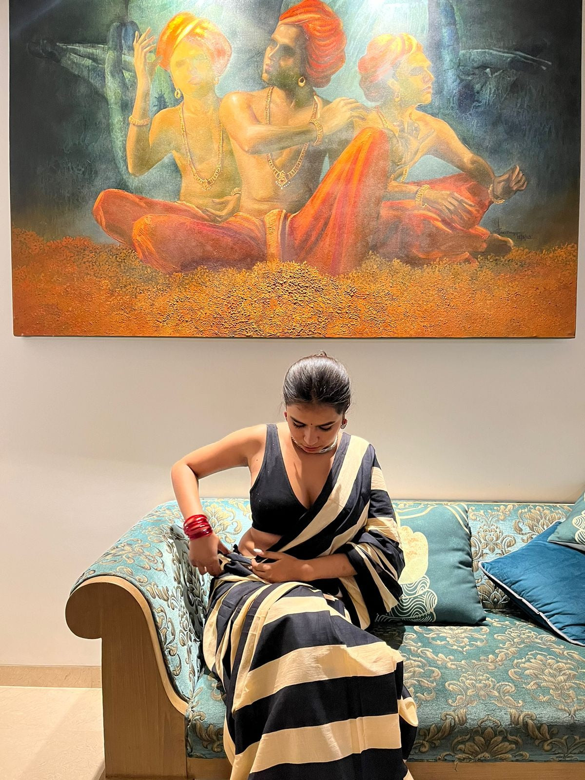 Mul Cotton Saree