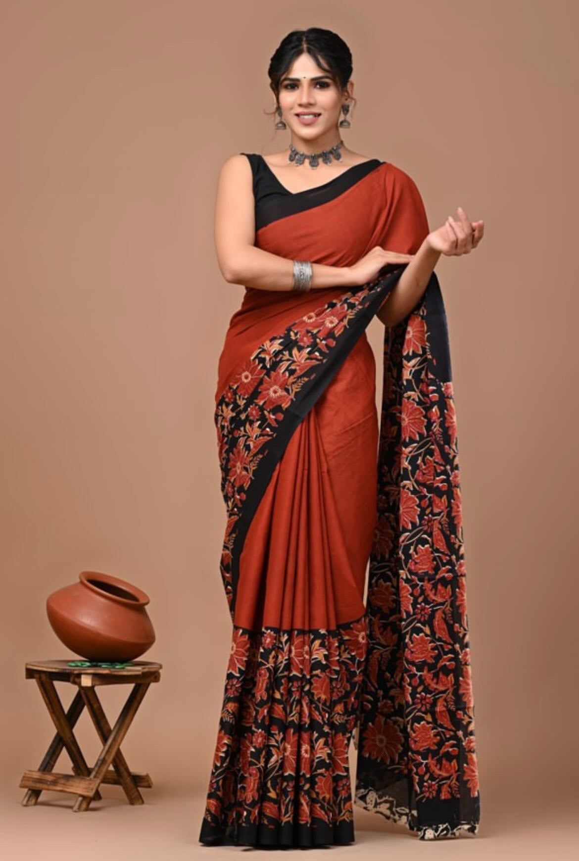 Mul Cotton Saree