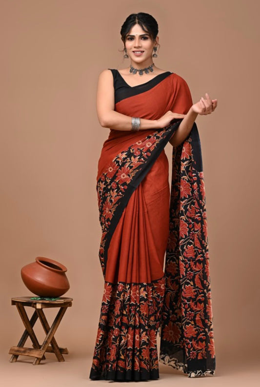 Mul Cotton Saree