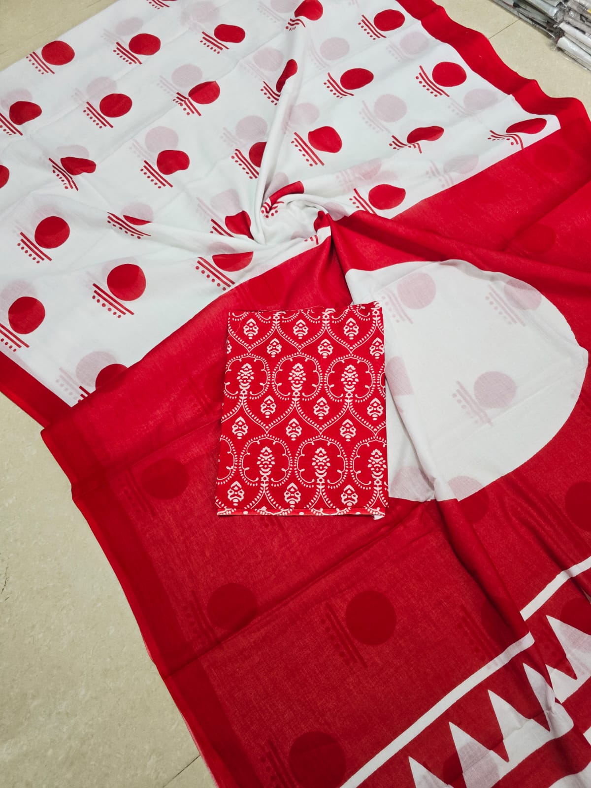 Mul Cotton Saree