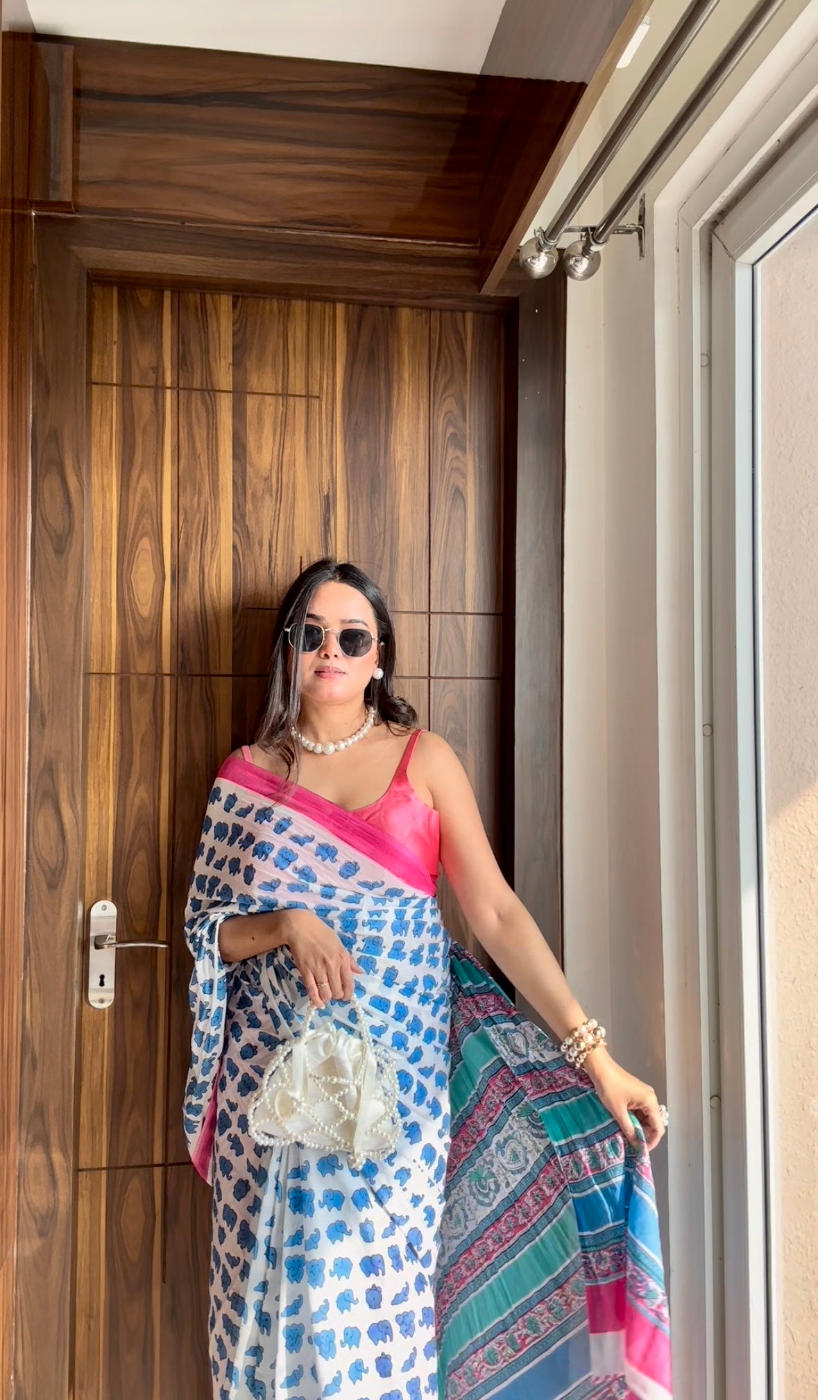 Quirky Mul Cotton Saree