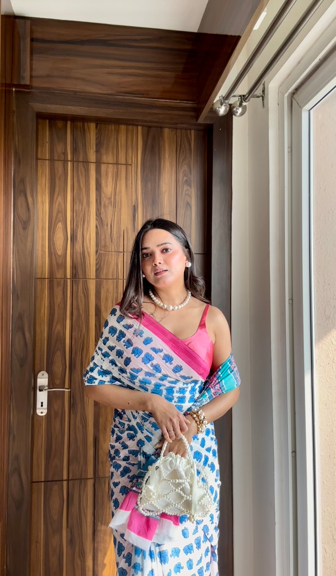 Quirky Mul Cotton Saree