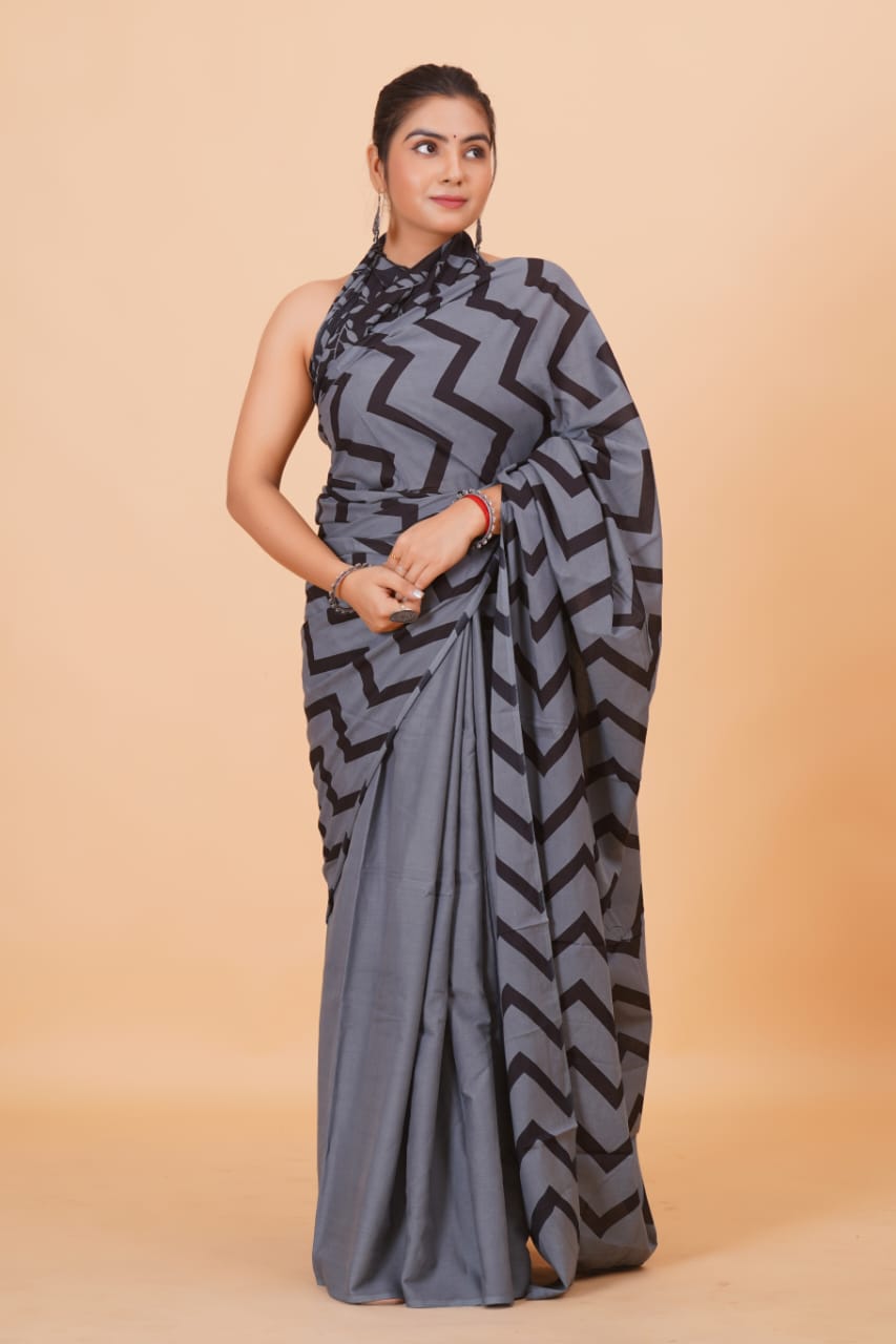 Mul Cotton Saree