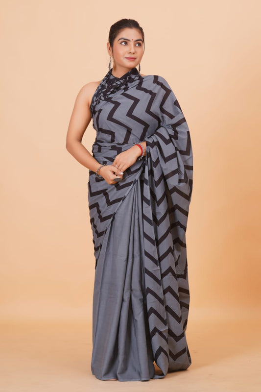 Mul Cotton Saree
