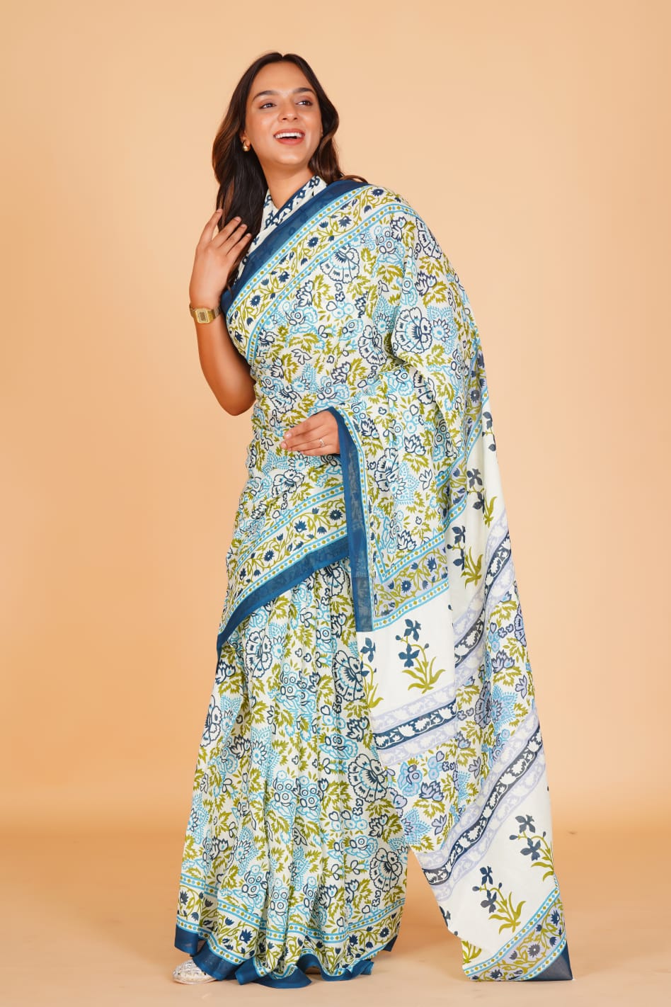 Mul Cotton Saree
