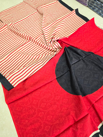 Mul Cotton Saree