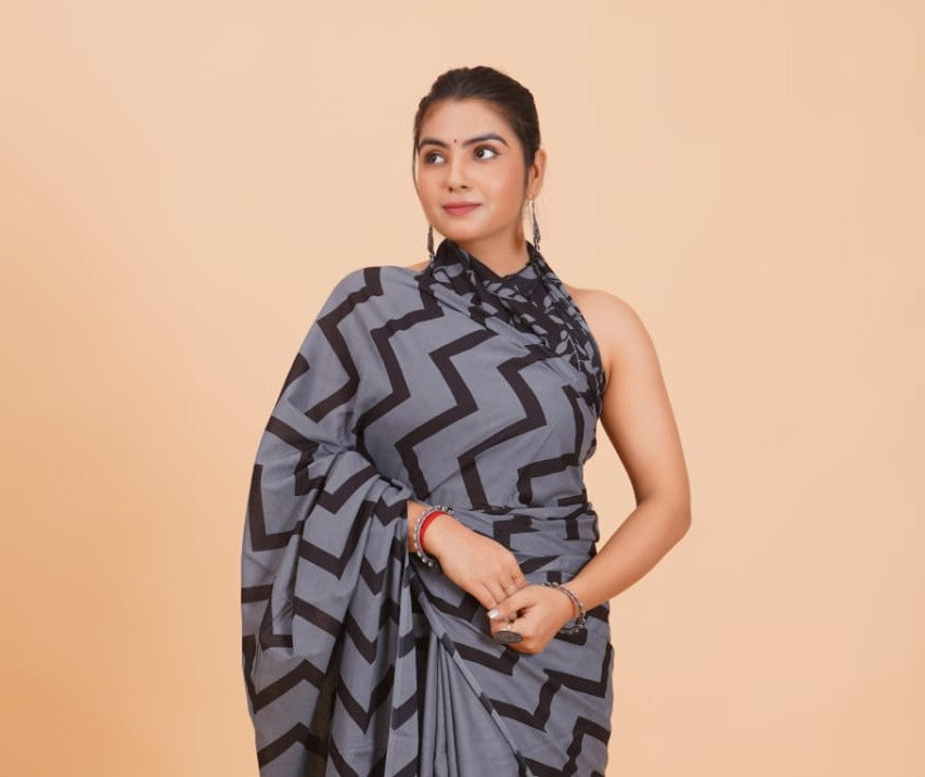 Mul Cotton Saree