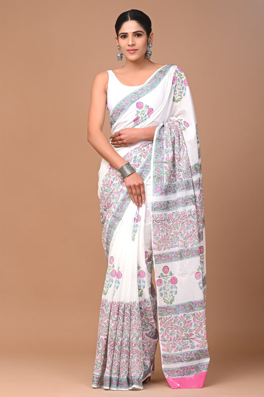 Mul Cotton Saree