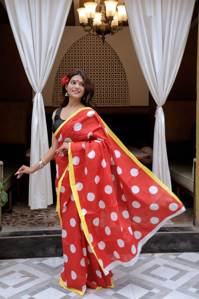 Mul Cotton Saree