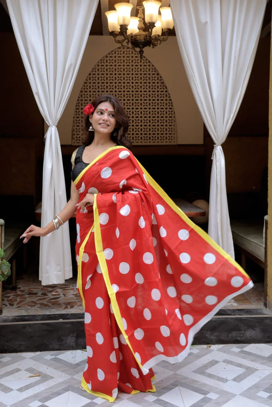 Mul Cotton Saree