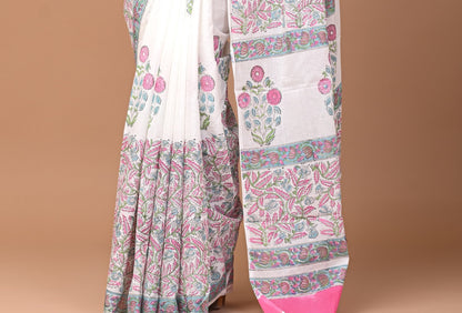 Mul Cotton Saree