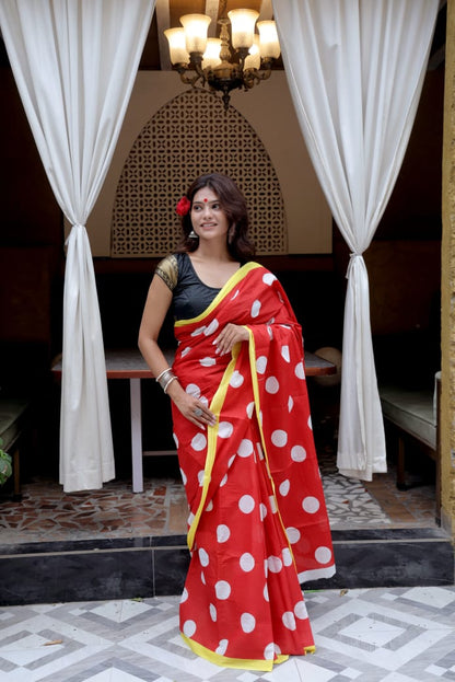 Mul Cotton Saree