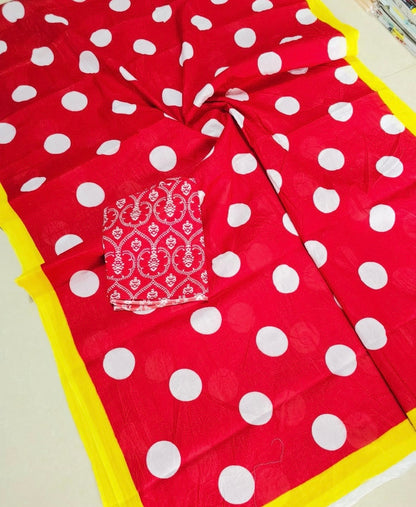 Mul Cotton Saree