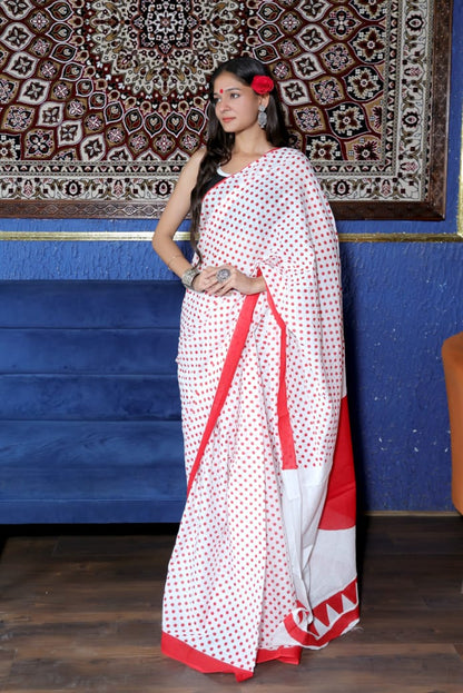 Mul Cotton Saree