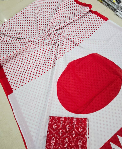 Mul Cotton Saree