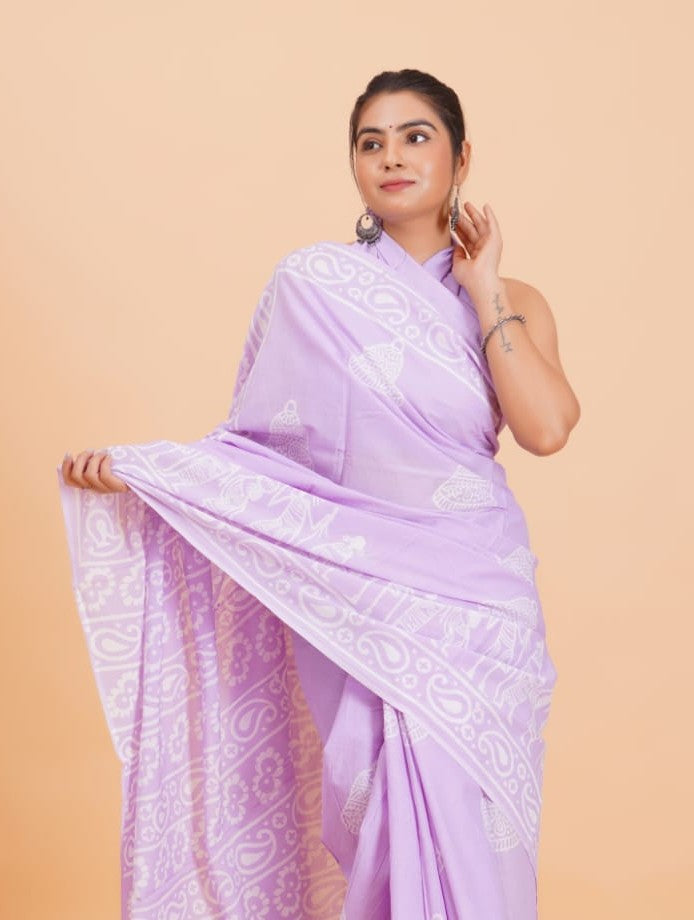Pure Cotton Saree