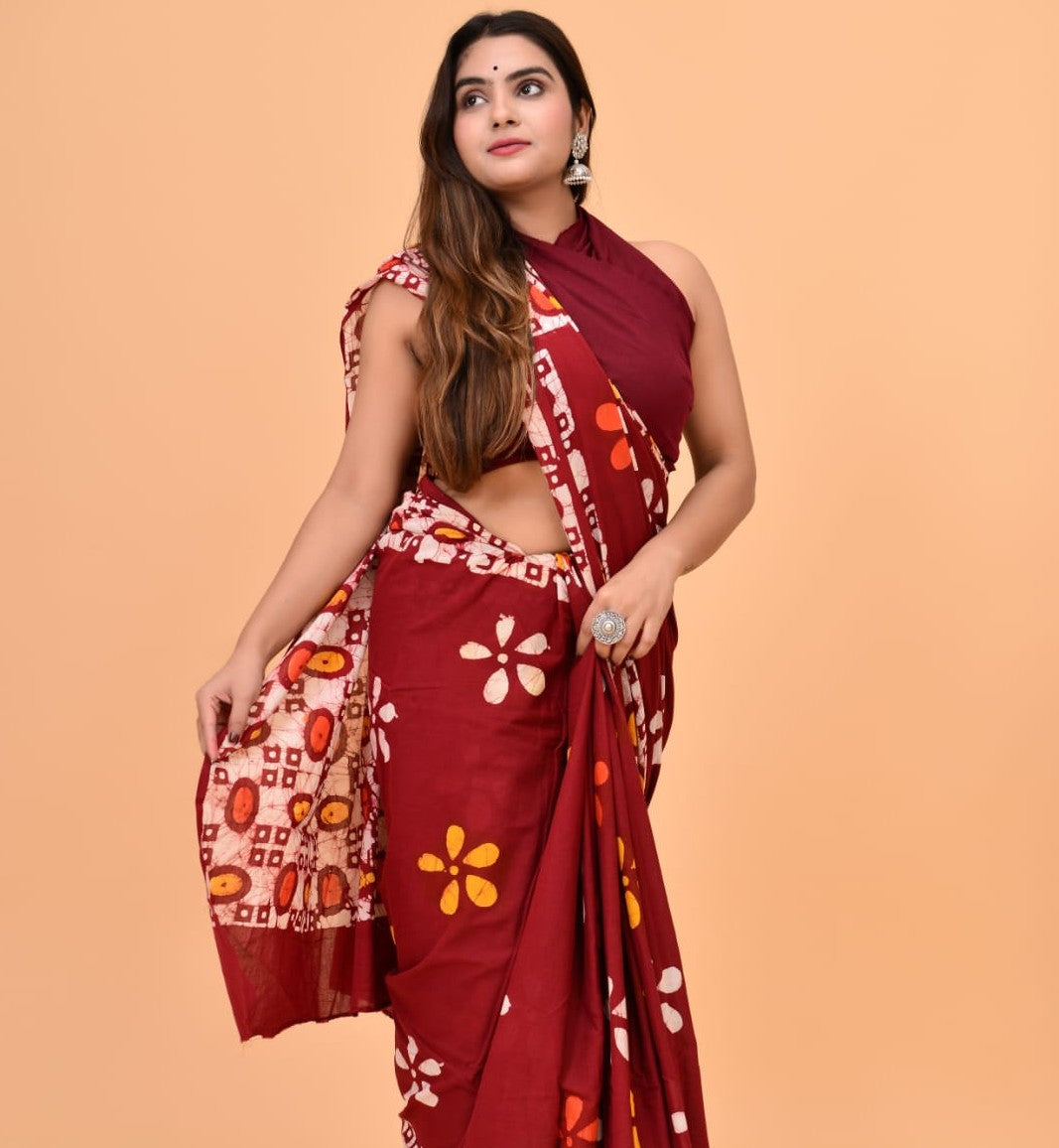 Pure Cotton Saree