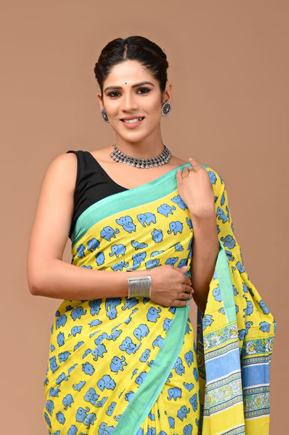 Quirky Mul Cotton Saree