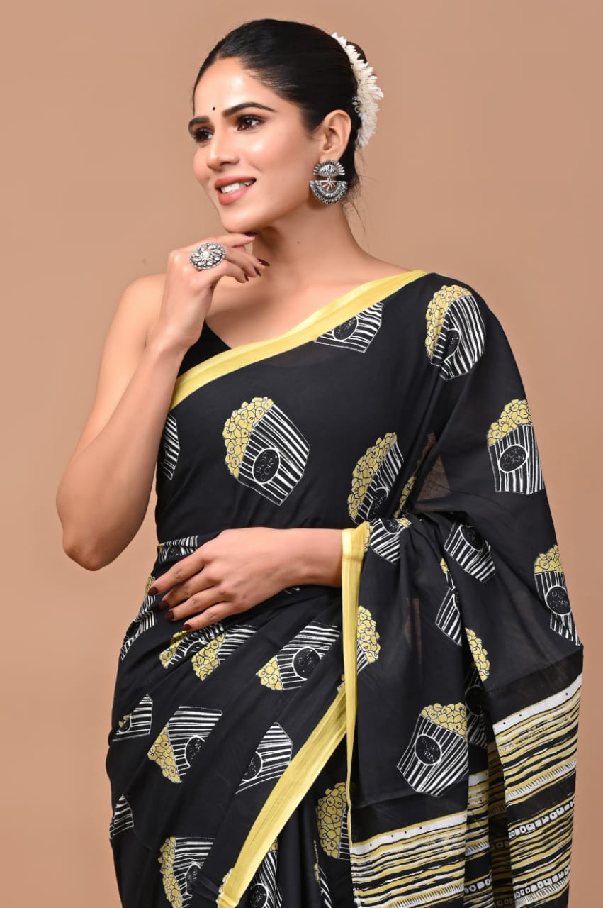 Mul Cotton Saree