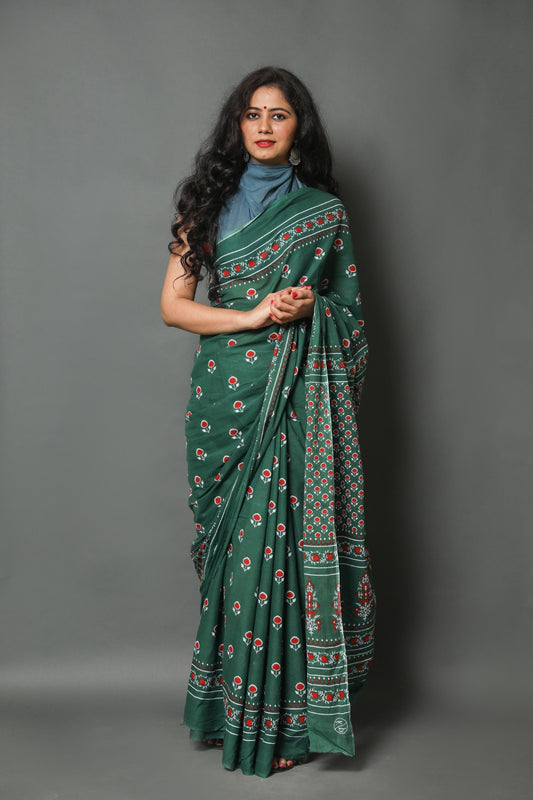 Mul Cotton Saree