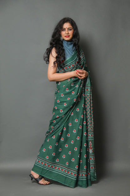 Mul Cotton Saree