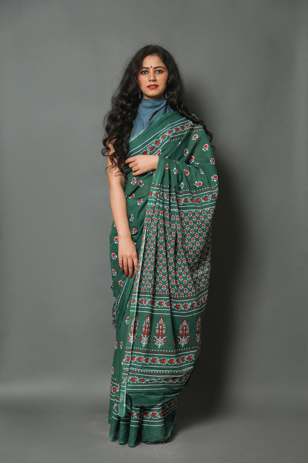 Mul Cotton Saree