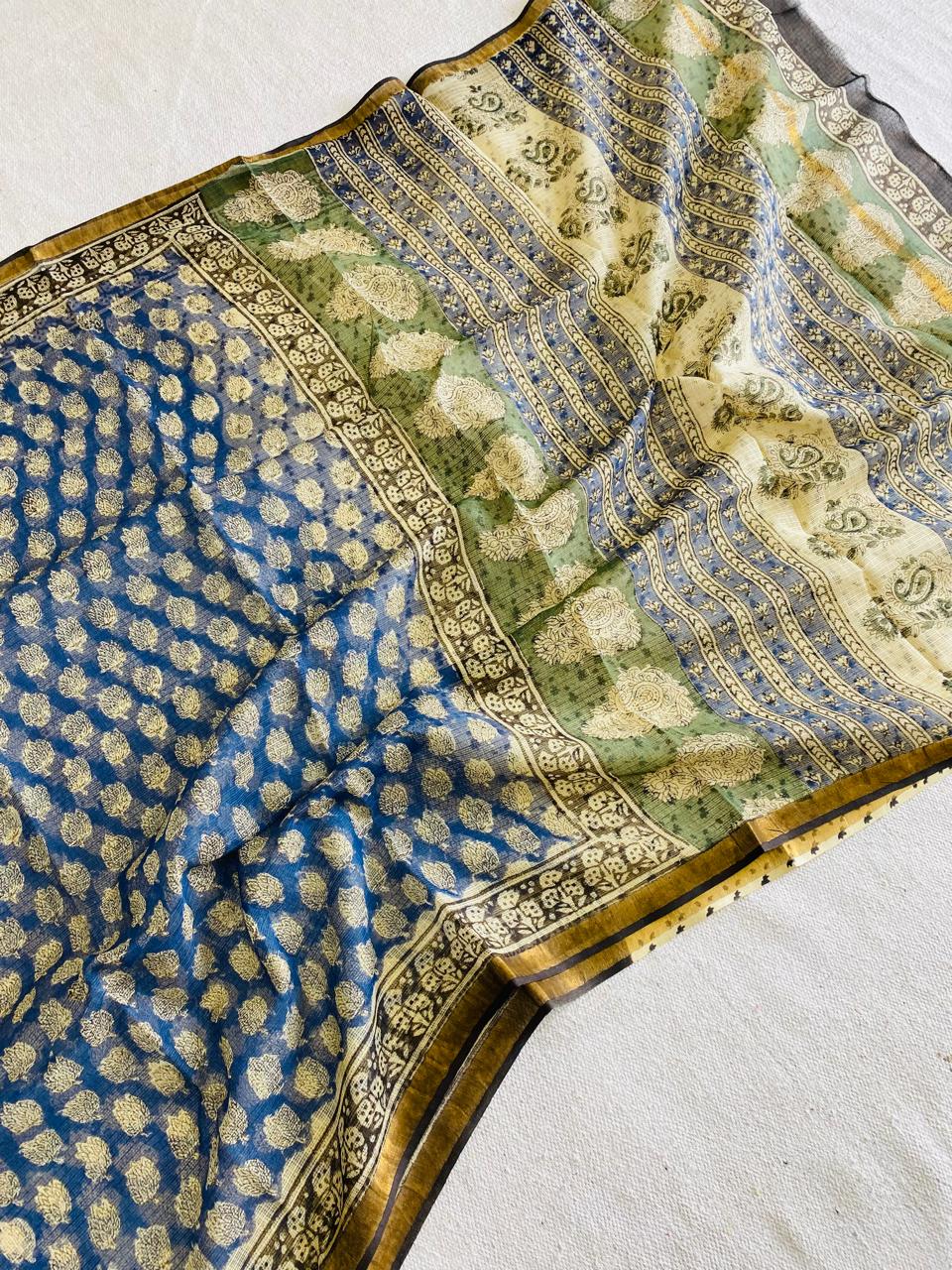 Blue Kota Doriya Saree