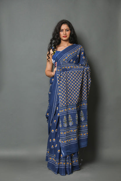 Mul Cotton Saree