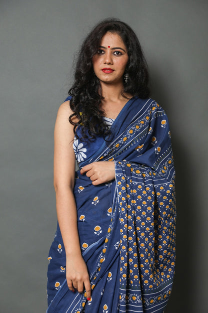 Mul Cotton Saree