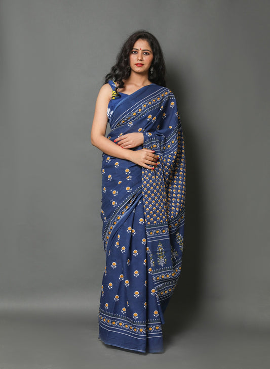 Mul Cotton Saree