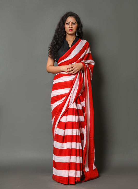 Mul Cotton Saree