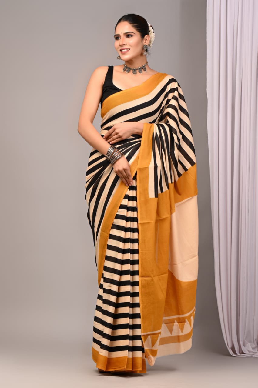 Mul Cotton Saree