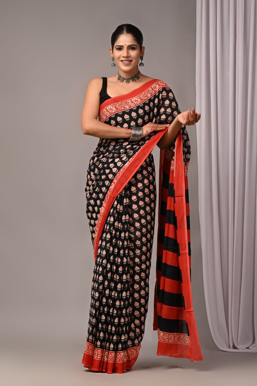 Mul Cotton Saree