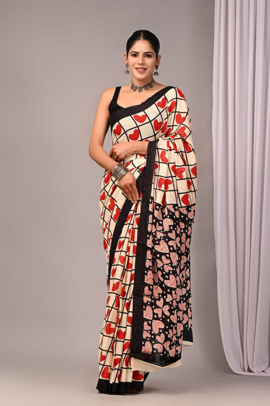 Mul Cotton Saree