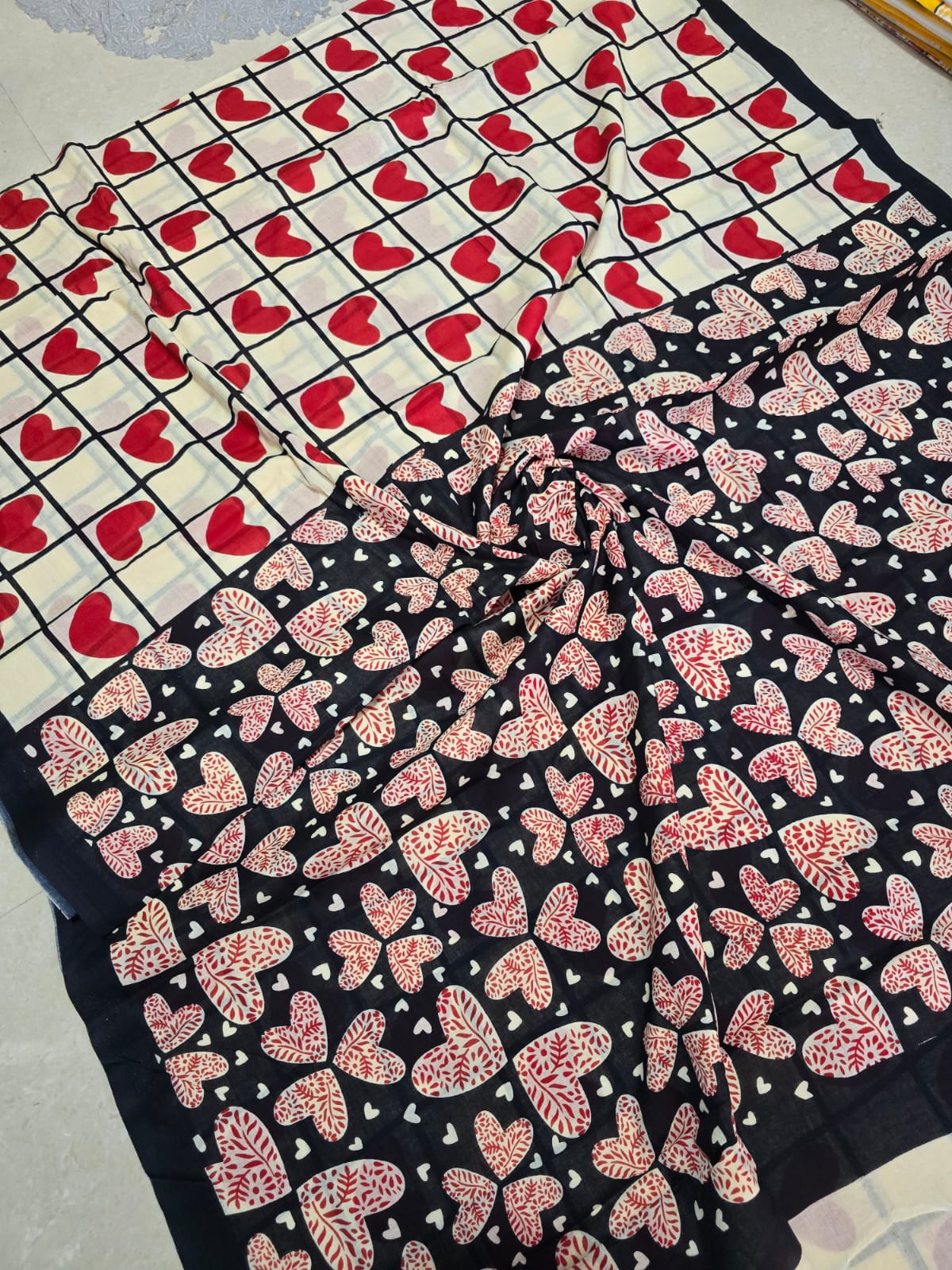 Mul Cotton Saree