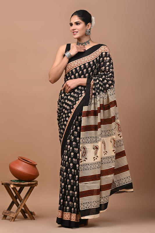 Mul Cotton Saree