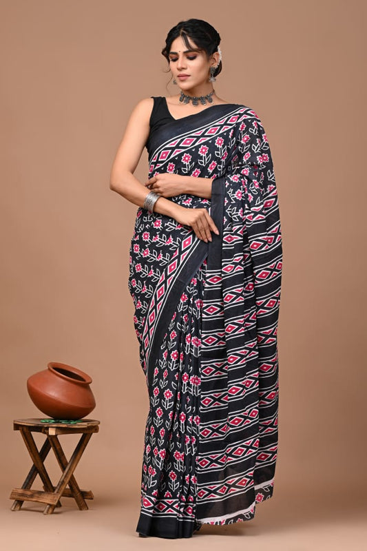 Mul Cotton Saree